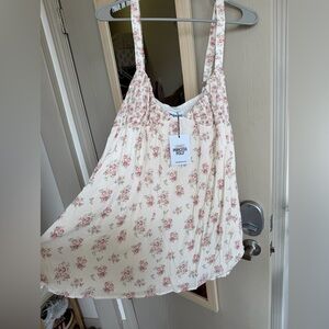NWT Princess Polly Pink Floral Vance Mini Dress